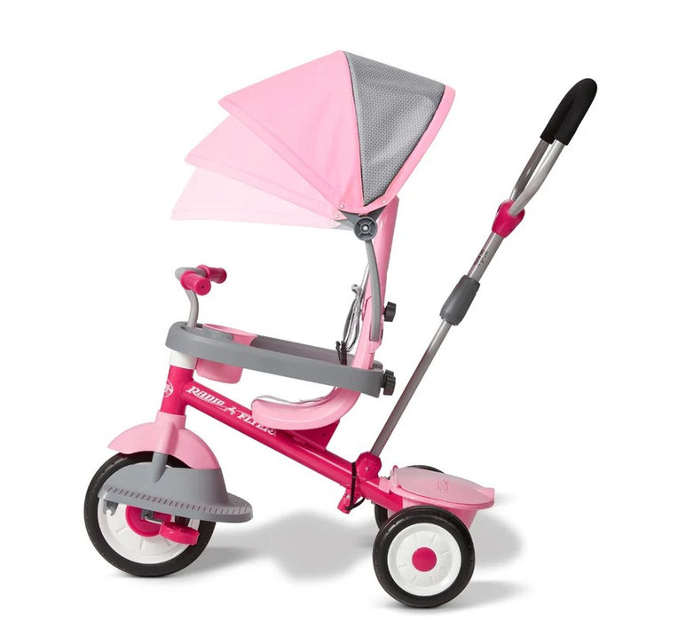 Shop Radio Flyer 4-in-1 Stroll 'n Trike, Pink, Push and Pedal Tricycle (481T) at GoodBuy Gear