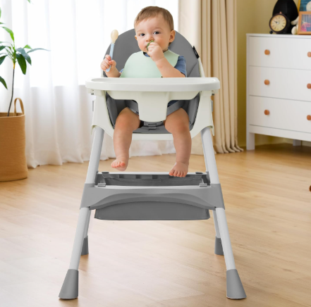 HARPPA 6 in 1 Convertible Baby High Chair, Grey