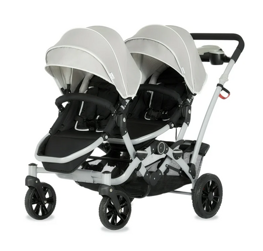 Shop Dream On Me Track Tandem Stroller Face to Face Edition, 2021, Light Grey at GoodBuy Gear