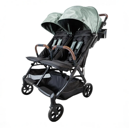 Shop Strolee V2 Double Stroller, 2025, Sage at GoodBuy Gear