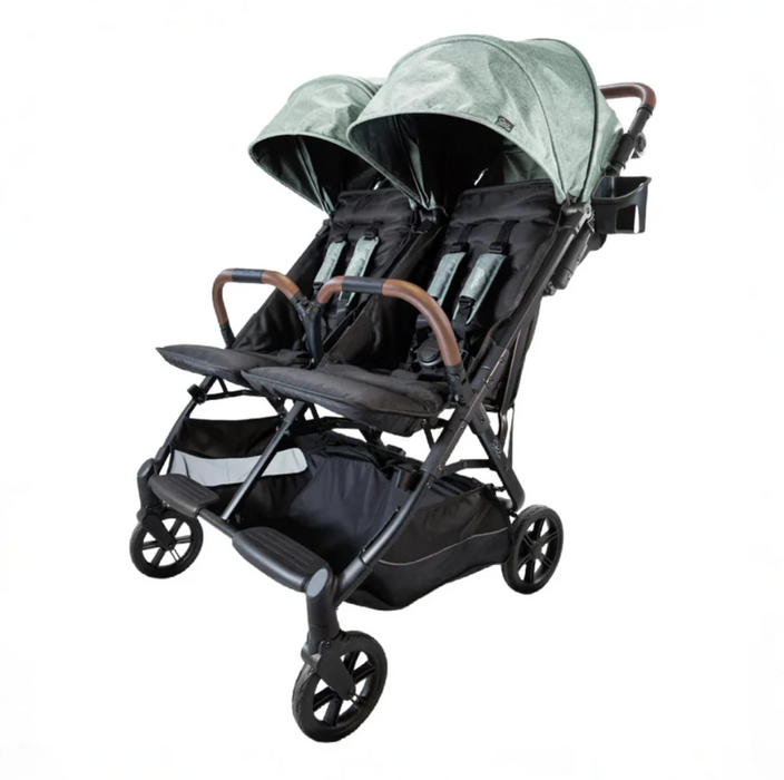 Shop Strolee V2 Double Stroller, 2025, Sage at GoodBuy Gear