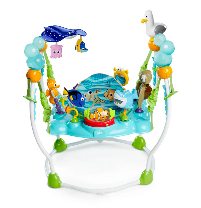 Shop Bright Starts Disney Baby Finding Nemo Sea of Activities Baby Activity Center Jumper, Blue at GoodBuy Gear