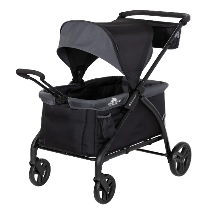 Baby Trend Expedition LTE 2-in-1 Stroller Wagon, 2024, Madrid Black