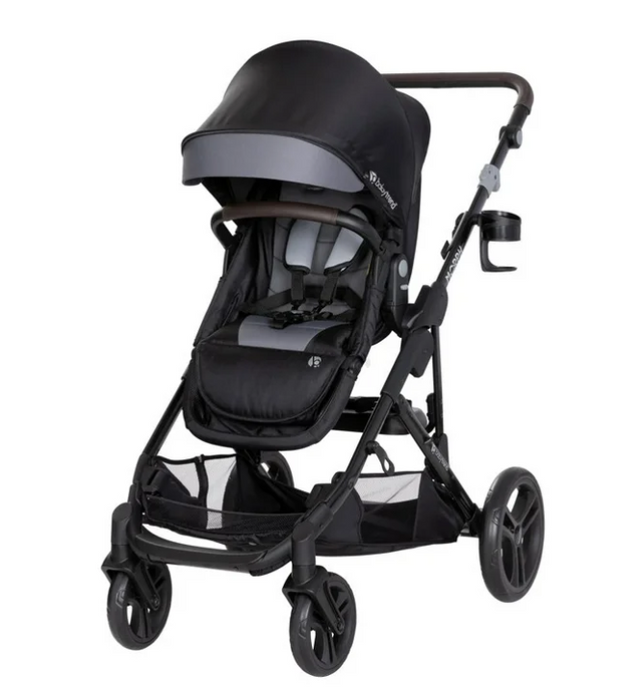 Baby Trend Morph Single to Double Modular Stroller, 2023, Dash black