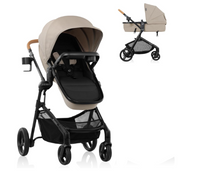 Shop Evenflo Pivot NXT Stroller, 2025, Latte Tan at GoodBuy Gear