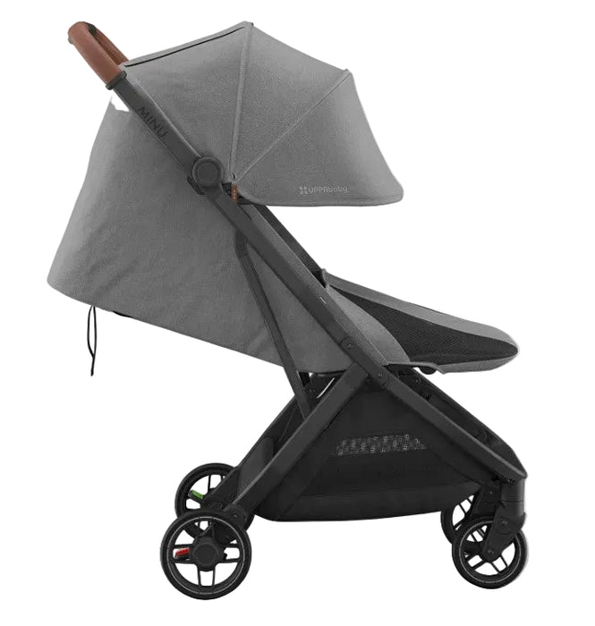 Shop UPPAbaby MINU V3 Stroller, 2026, Greyson (Charcoal Melange) at GoodBuy Gear