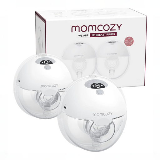 Shop Momcozy All-in-one M5 Double Wearable Breast Pump, Quill Grey at GoodBuy Gear