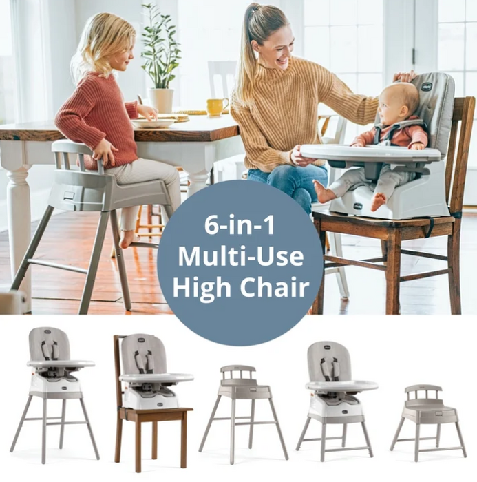 Shop Chicco Stack Hi-Lo 6-in-1 High Chair, Sand at GoodBuy Gear