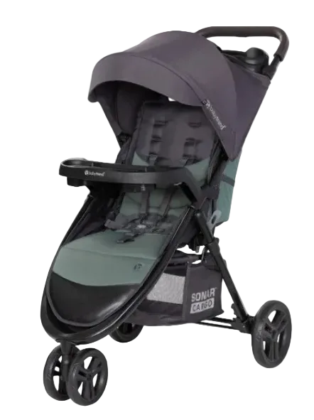 Baby Trend Sonar Cargo 3-Wheel Travel System Stroller, 2024, Desert Sage