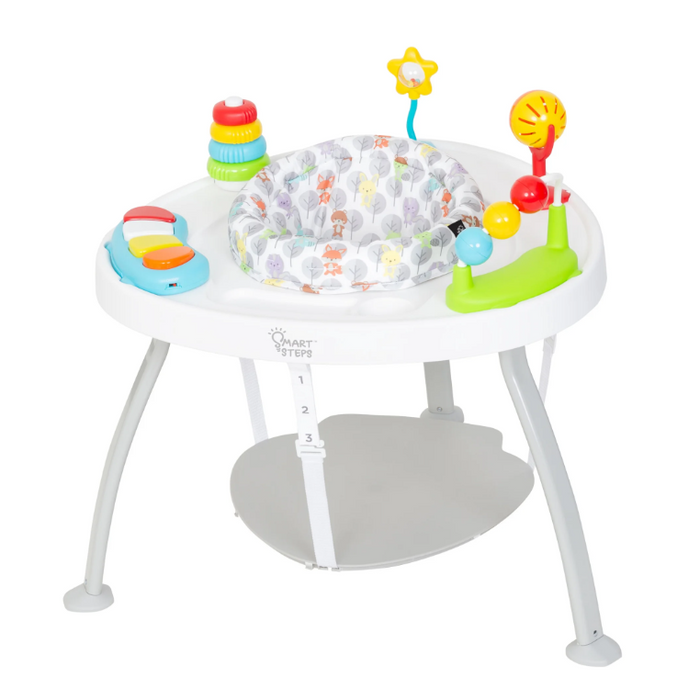 Baby Trend Smart Steps Bounce N’ Play 3 In 1 Activity Center, Woodland Walk