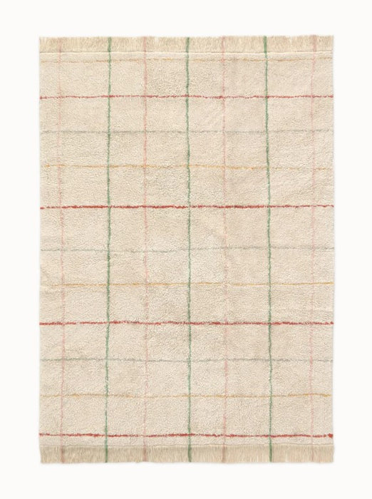 Lorena Canals Washable Rug, 3'x4'3", Color Lines