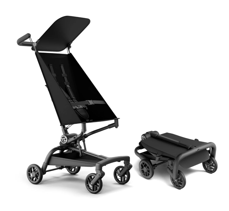 Mompush Jeto Lightweight Travel Stroller, 2026, Black