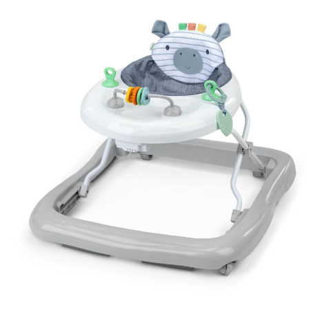 Ingenuity Smooth Strides Activity Baby Walker, Chambray
