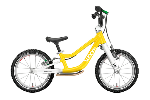 Shop Woom GO 1 Plus Balance Bike, Vibrant yellow at GoodBuy Gear