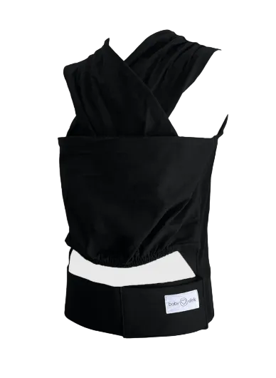 Baby Dink No-Wrap Baby Carrier, Black, Small
