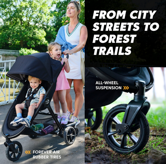 Baby Jogger City Mini GT3 Stroller, Rich Black, 2025