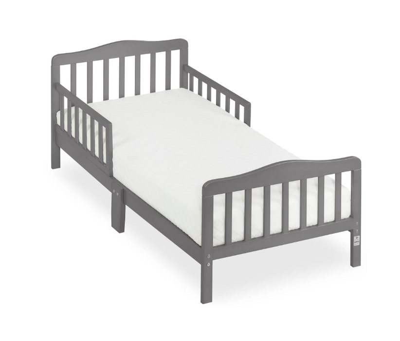 Dream On Me Classic Design Toddler Bed, Steel Grey