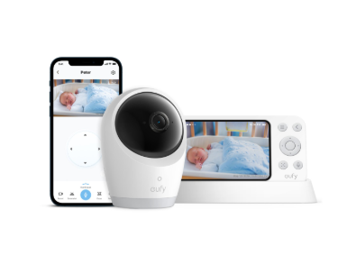 Eufy Baby Monitor E21 with 4K UHD Camera, 5" Display