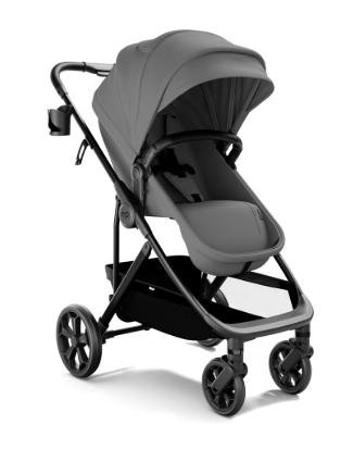 Mompush Wiz Pro 4-in-1 Baby Stroller, Grey, 2025