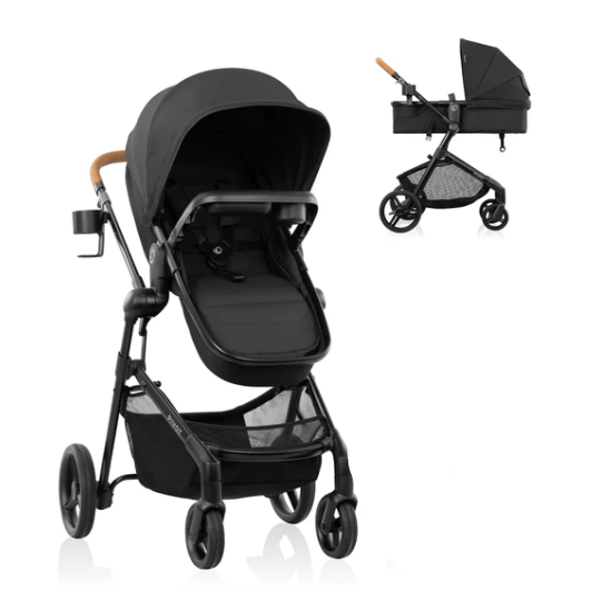 Evenflo Pivot NXT Stroller, Ebony Black, 2025
