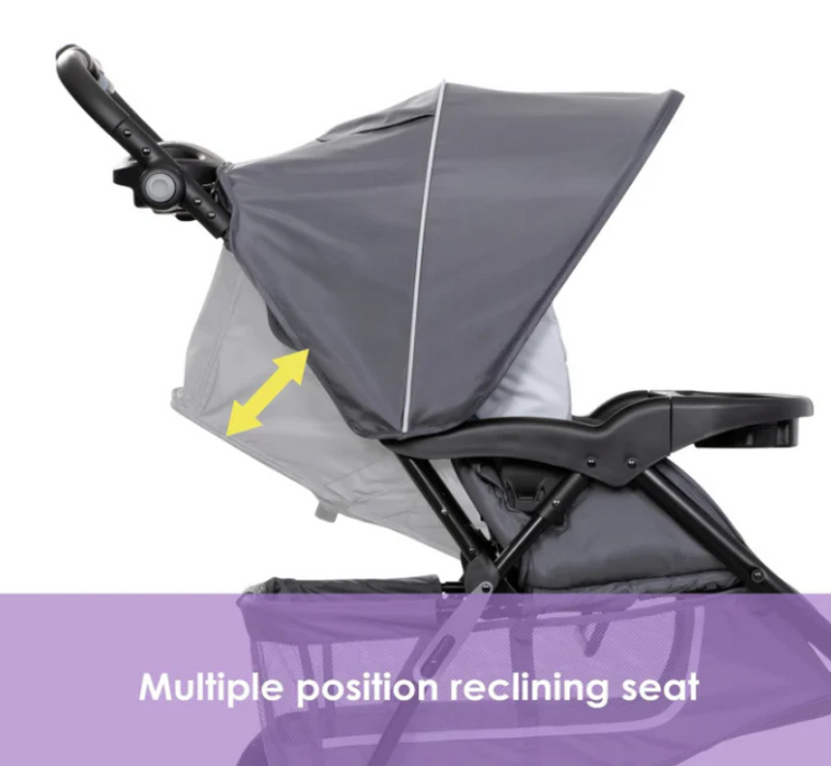 Baby Trend EZ Ride Travel System Stroller, Dash Grey, 2026