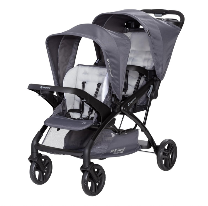 Baby Trend Sit N' Stand Double 2.0 Stroller, 2026, Dash Grey