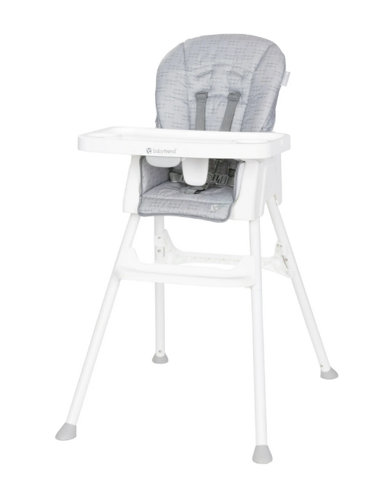 Baby Trend Adapt 4-in-1 High Chair to Toddler Chair, Crosshatch Grey
