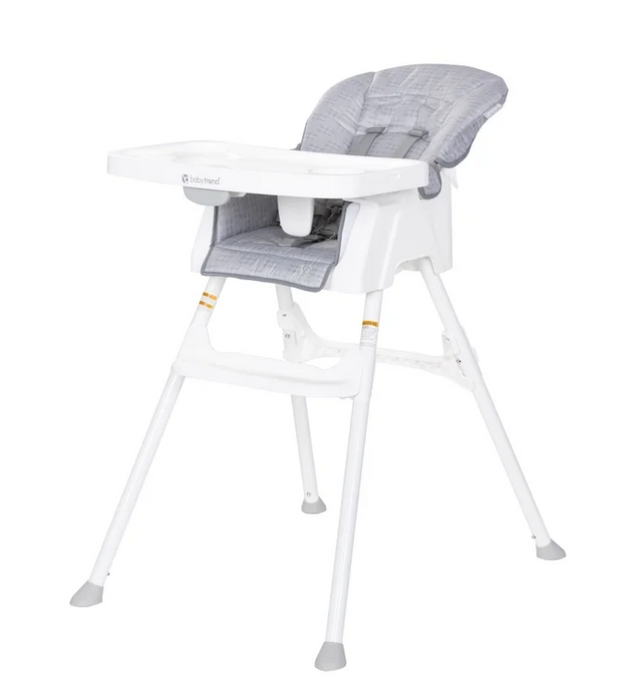 Baby Trend Adapt 4-in-1 High Chair to Toddler Chair, Crosshatch Grey