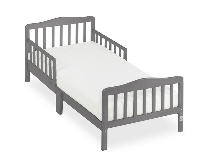 Dream On Me Classic Design Toddler Bed, Steel Grey