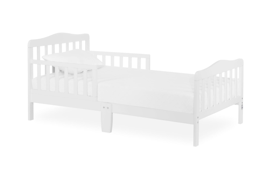 Dream On Me Classic Design Toddler Bed, White