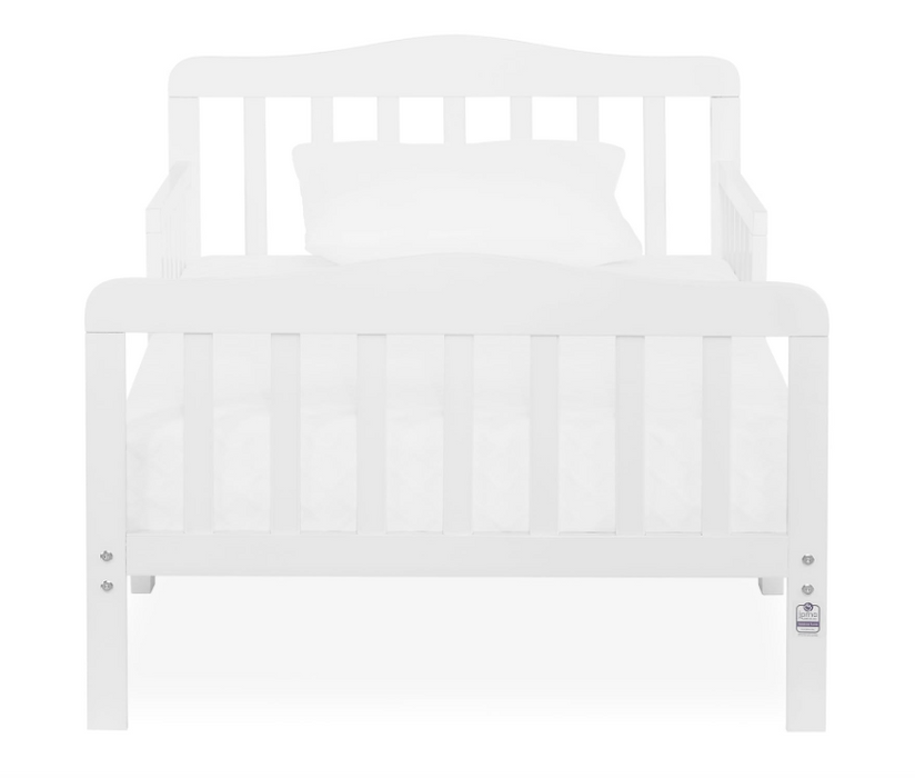 Dream On Me Classic Design Toddler Bed, White