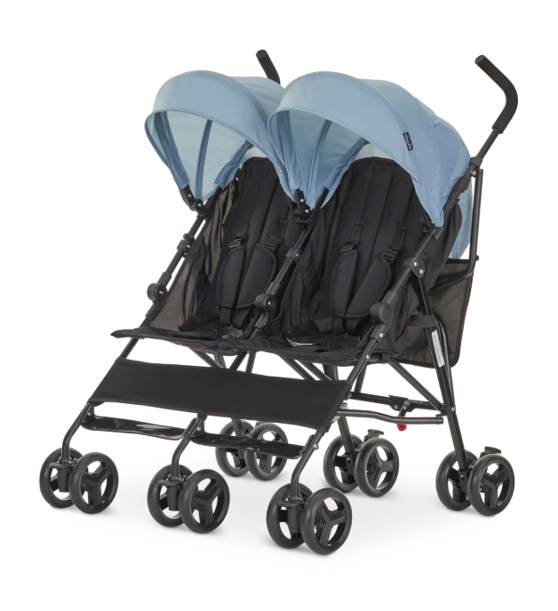 Dream On Me Twin Venture Umbrella Stroller, 2025, Light Blue