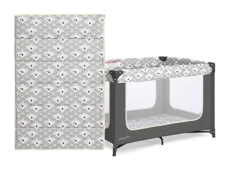 Dream On Me Zodiac Portable Playard, Grey (Koala)