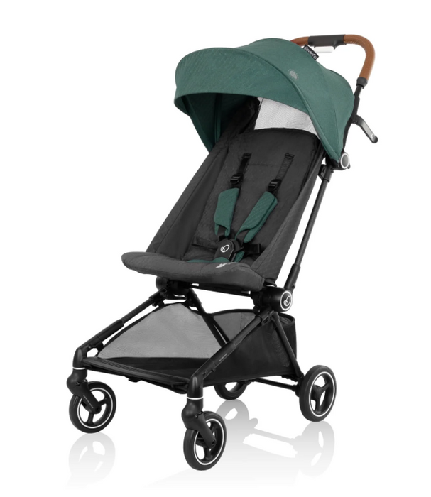 Evenflo Hummingbird Ultra-Lightweight Carbon Fiber Stroller, 2024, Caslon Green