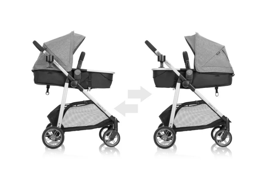Evenflo Omni Plus Stroller, 2026, Mylar Gray