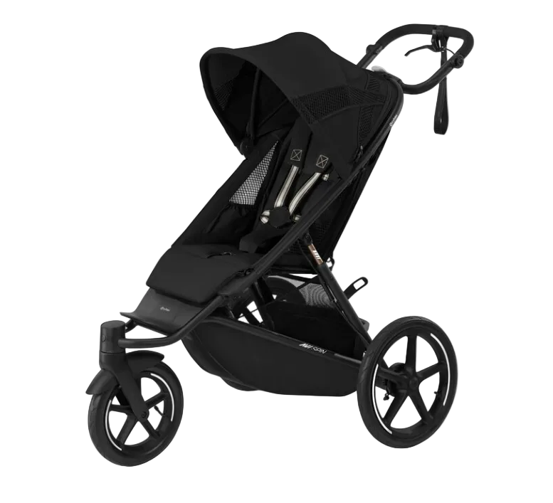 Cybex Avi Spin Jogging Stroller, 2025, Moon Black - Open Box