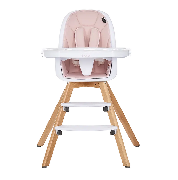 Evolur Zoodle 3-in-1 High Chair, Pink