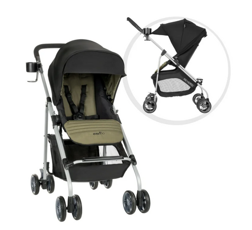 Shop Evenflo Reversi Lightweight Reversible Stroller, 2026, Leonis Green at GoodBuy Gear