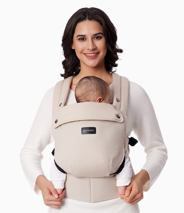 Momcozy 3-in-1 PureHug Baby Carrier, Khaki, Cotton