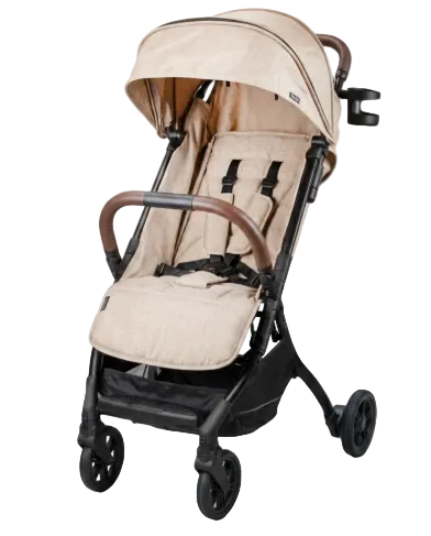 Strolee LinQ V2 Compact Stroller, Fawn, 2025