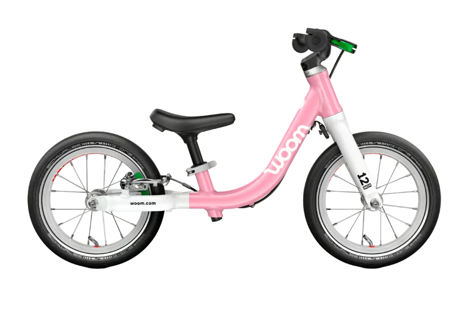 Shop Woom GO 1 Balance Bike, Powder Pink at GoodBuy Gear