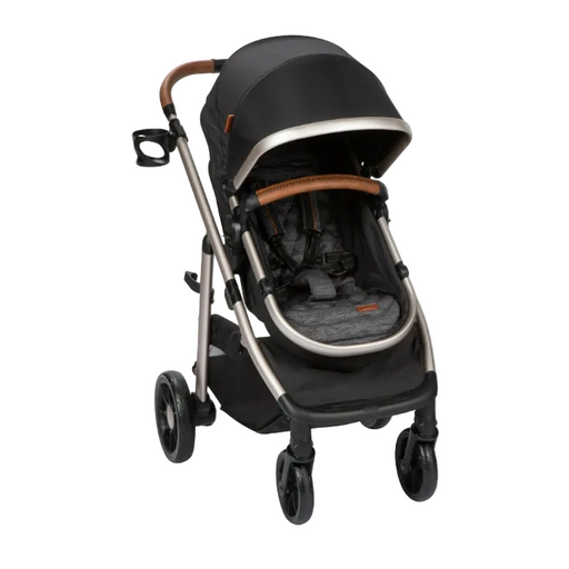 Shop Monbebe Lynx 6-in-1 Modular Travel System Stroller, 2022, Black & Gold at GoodBuy Gear