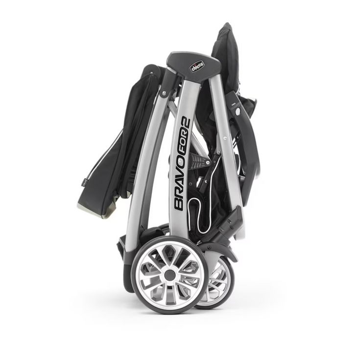 Chicco BravoFor2 Double Stroller, 2025, Iron