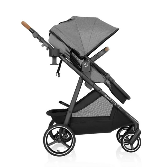 Evenflo Shyft Intuiti Travel System Stroller, Fossil Gray, 2026