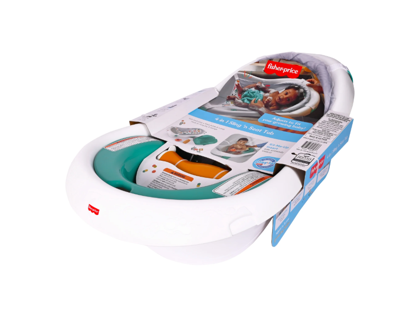 Fisher Price 4-in-1 Sling 'n Seat Tub, Whimsical forest
