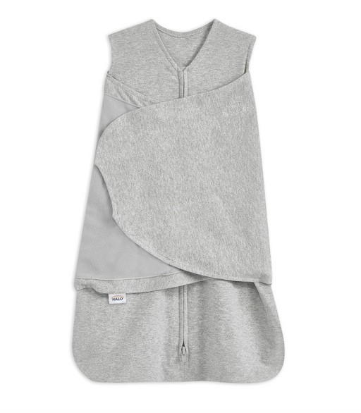 Shop Halo SleepSack Swaddle, Small, Heather Gray at GoodBuy Gear