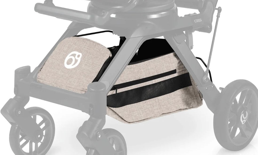 Orbit Baby G5 Cargo Basket, Melange Flax