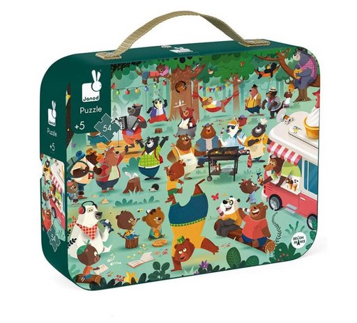 Shop Janod 54 Piece Jigsaw Puzzle, Family Bears at GoodBuy Gear