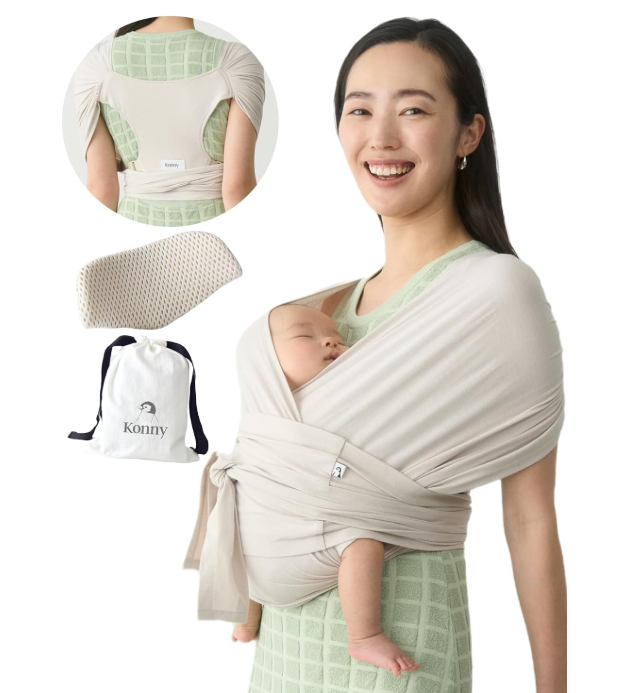 Konny Baby Carrier Flex, Beige, SoftBreeze, XS-XL