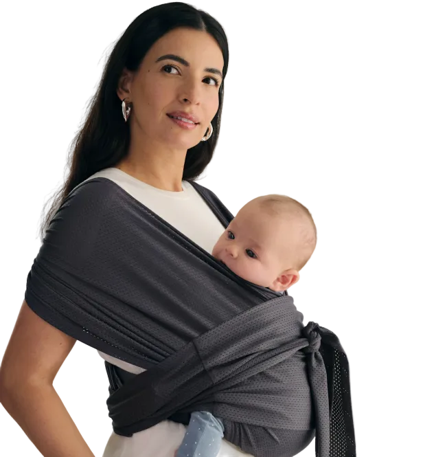 Konny Baby Carrier Flex, Charcoal, M-4XL, AirMesh